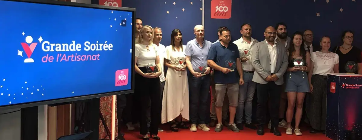 Thierry Beaume trophée d'entreprise remarquable Chambre métier Belfort